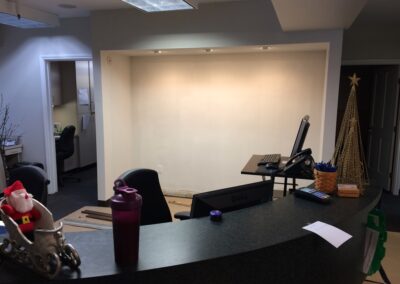 Blank wall needs a little something in Cameron Park office