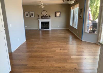 Hardwood floor done in Rocklin.